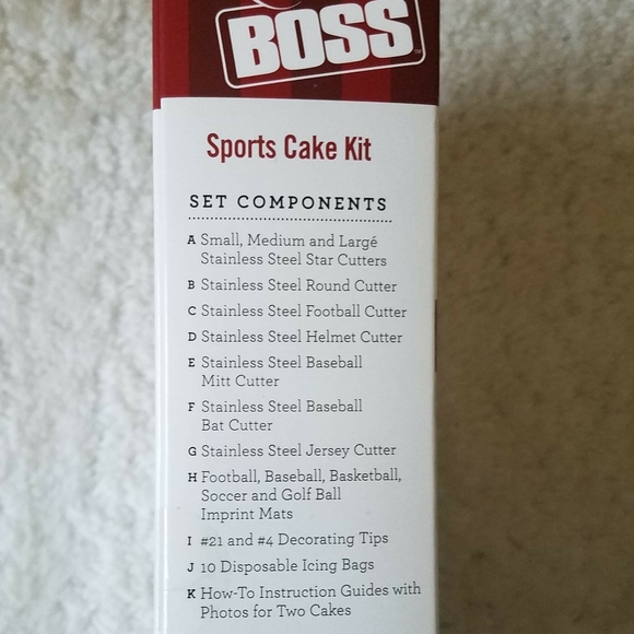 Cake Boss Sports Cake Kit - Picture 2 of 4